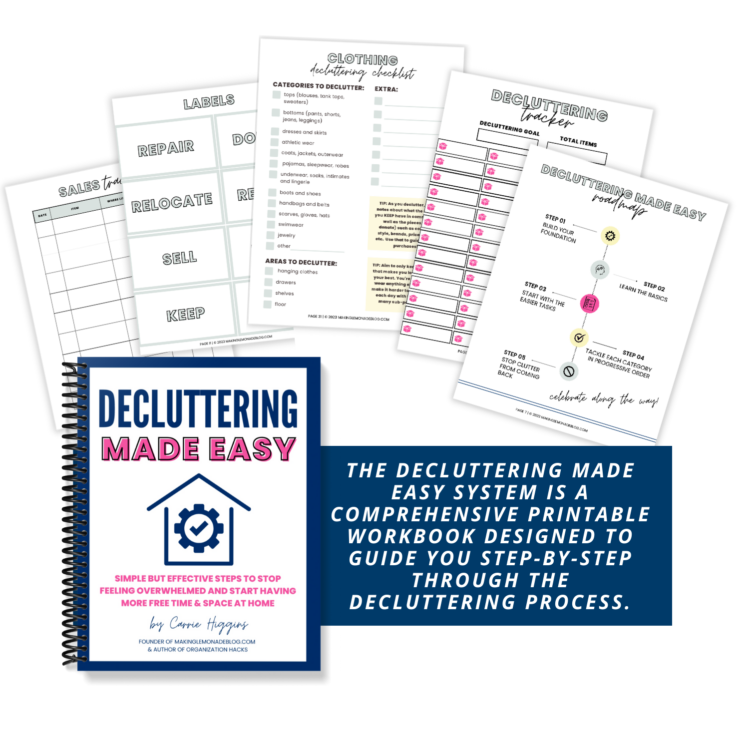 Decluttering Made Easy System + Decluttering Bundle mockup