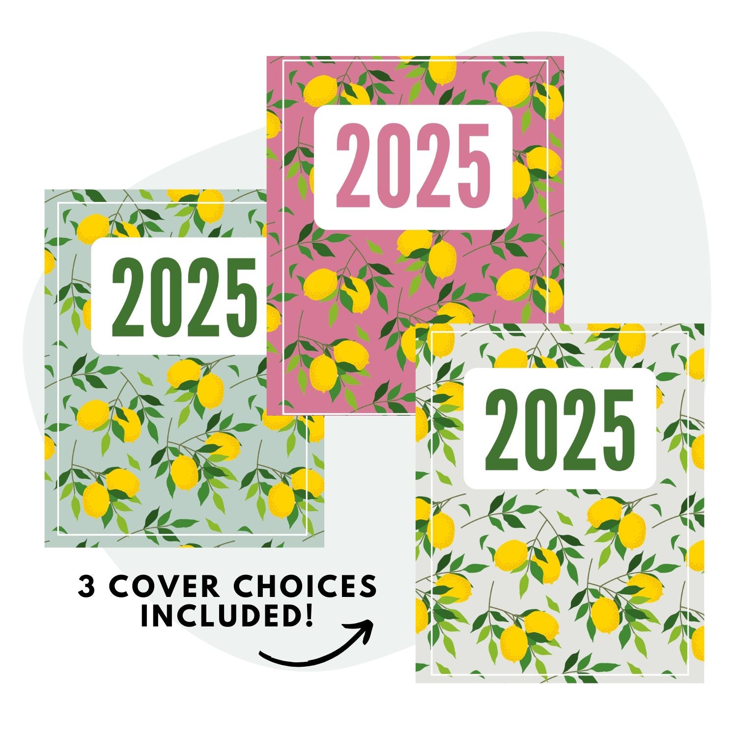 2025 Printable Planner (Lemons)