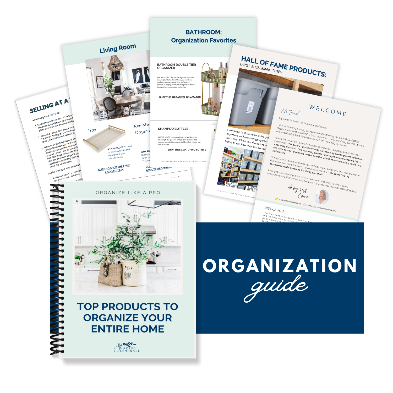 Organization guide for your entire home