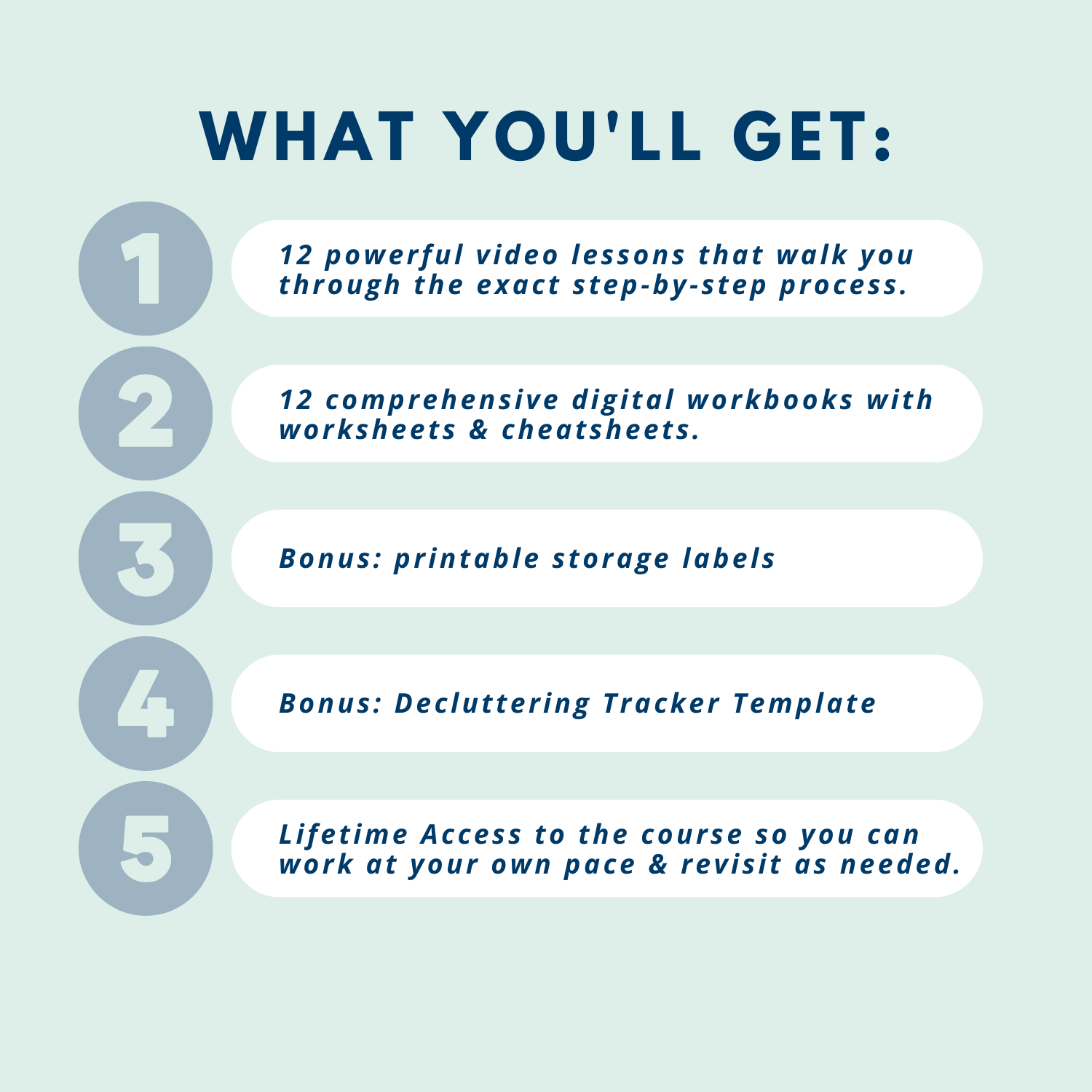 Online decluttering course made-easy