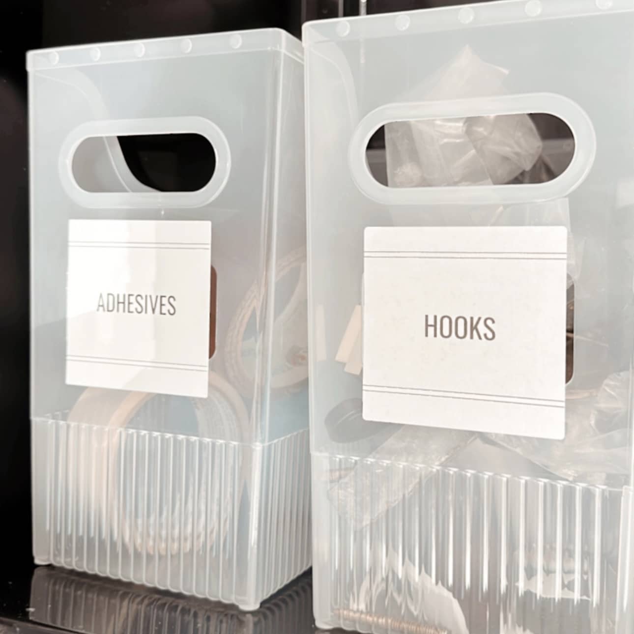 photo example of Minimalist style Garage Labels (Digital Print)