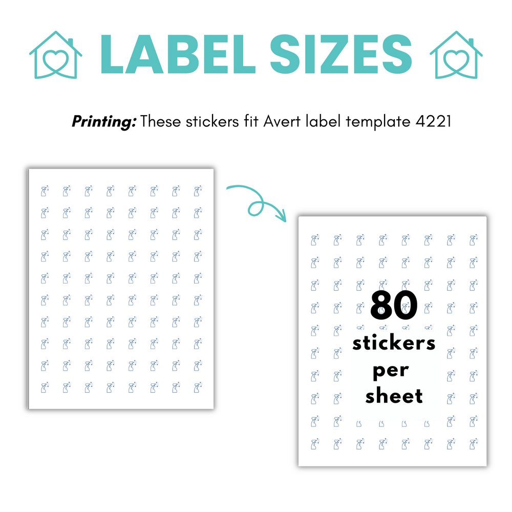 Home Habits Printable Planner Stickers