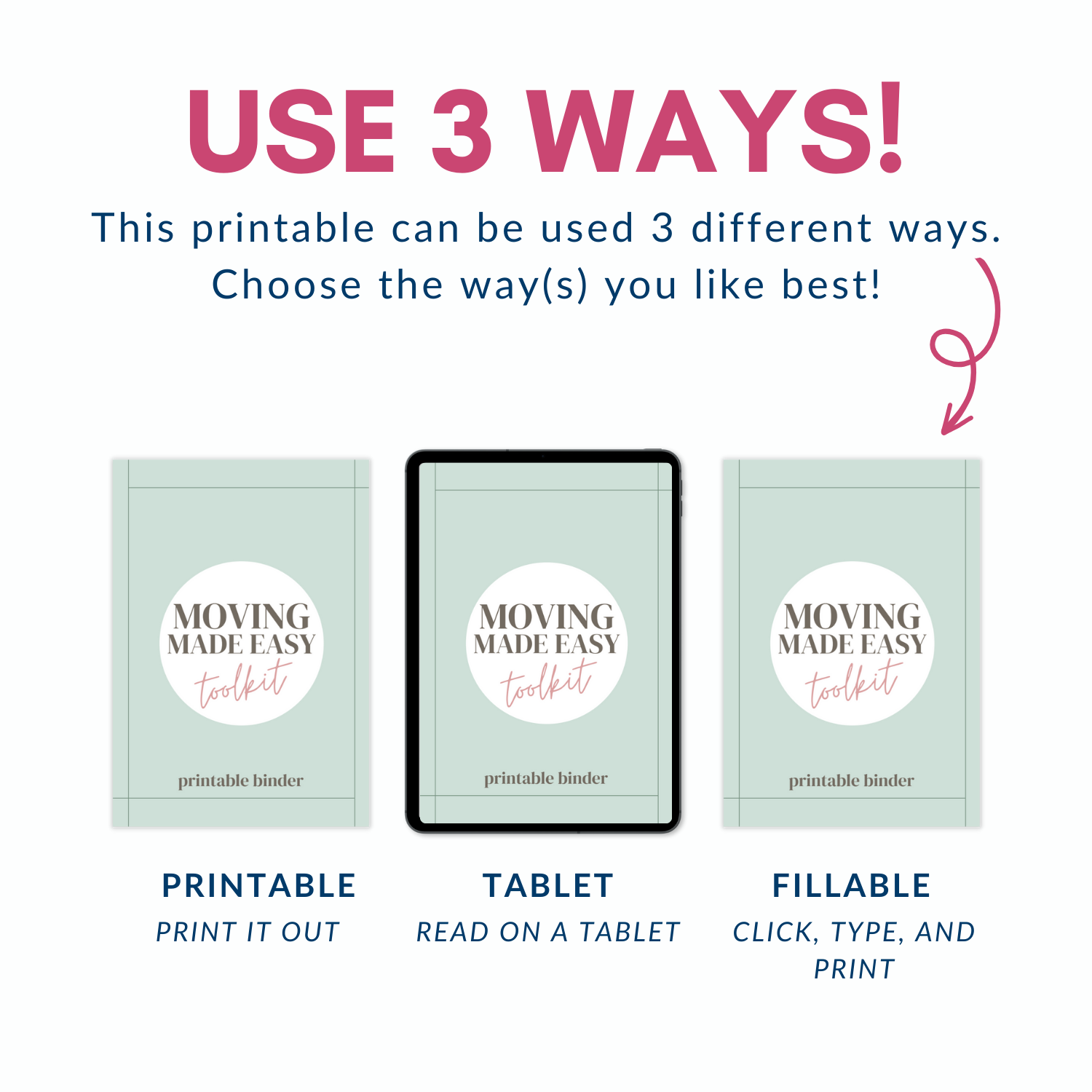How to use the Printable Moving Made Easy Binder (Digital Print)