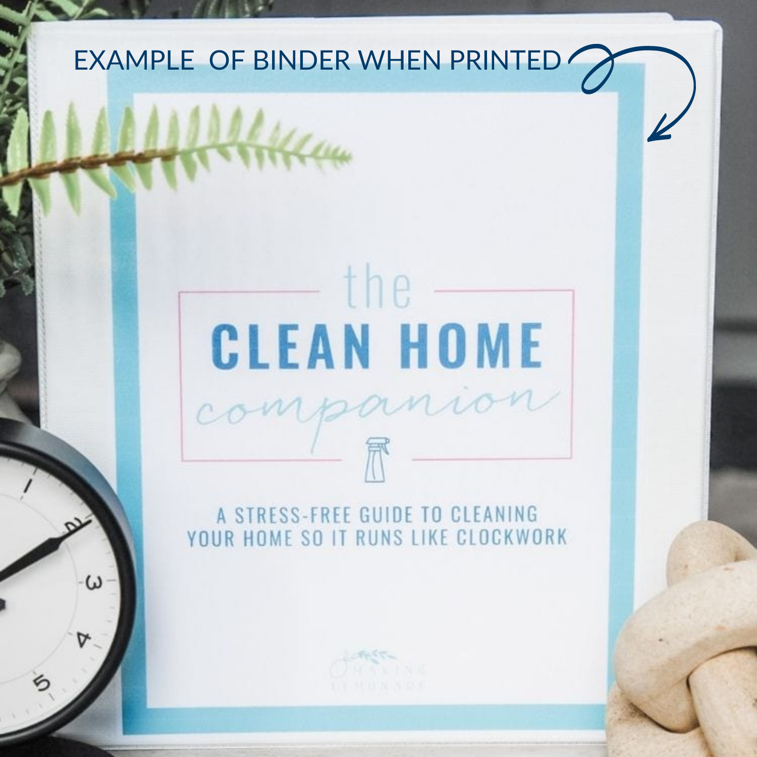 A photo of Printable Cleaning Binder: The Clean Home Companion 